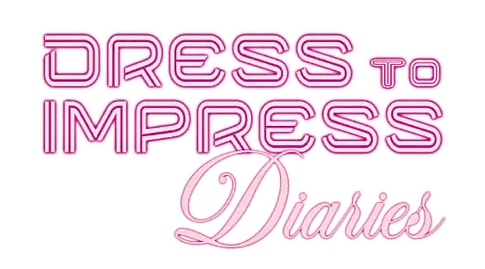 Dress To Impress Diaries Logo Dress To Impress Diaries logo for book one of Dress To Impress Diaries series Chloe Carlton Runway Rivalry